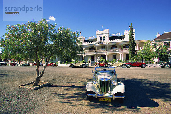 MG Auto an Lord Milner Hotel  Matjiesfontein  Südafrika  Afrika