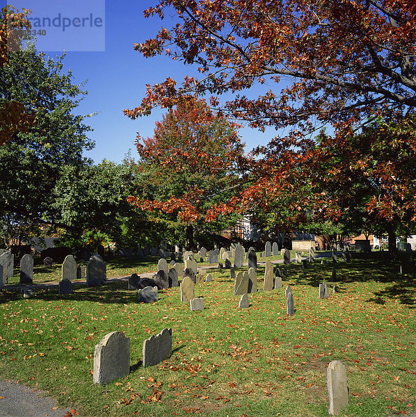 Point begraben  Salem Altstadt Cemetery in Salem  Massachusetts  Neuengland  Vereinigte Staaten von Amerika  Nordamerika