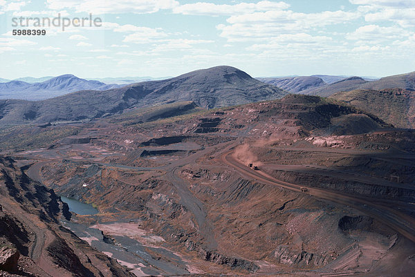 Tom Price Eisenerz-Minen  Westaustralien  Australien  Pazifik