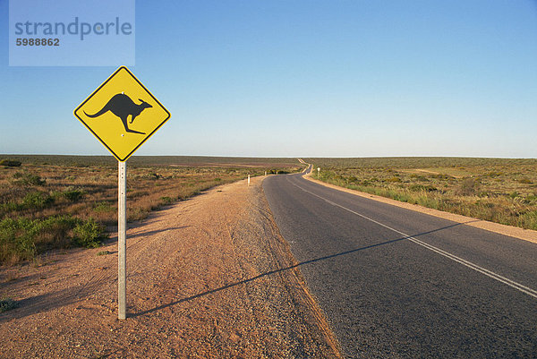 Straße nach Monkey Mia  Shark Bay  Western Australia  Australien  Pazifik