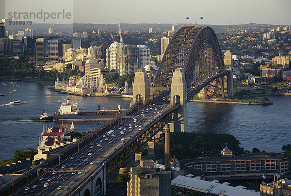 Blick vom ANA Hotel in Sydney Harbour Bridge  Sydney  New-South.Wales  Australien  Pazifik