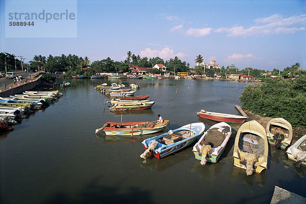 Angeln Boote  Negombo  Sri Lanka  Asien
