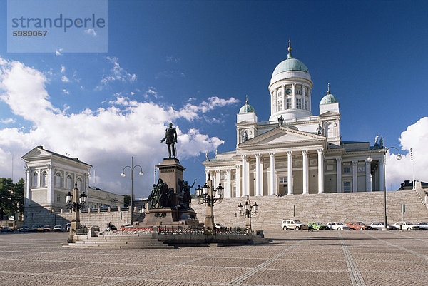 Lutherische Kathedrale  Helsinki  Finnland  Skandinavien  Europa