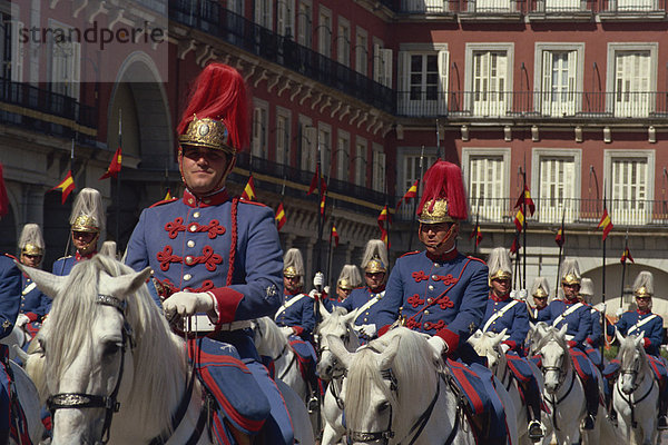 Pferd-wachen  Madrid  Spanien  Europa