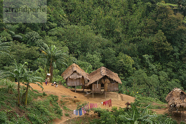 Orangasli Dorf  Malaysia  Südostasien  Asien