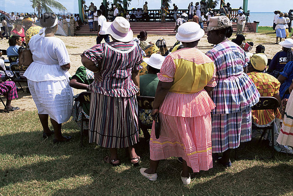 Garifuna Festival  Garifuna Settlement Day  Dangriga  Stann Creek District  Belize  Mittelamerika