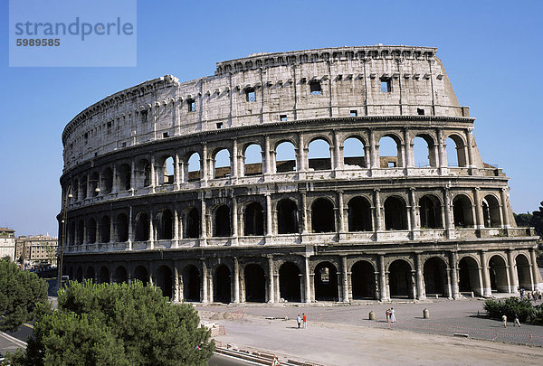 Das Kolosseum  Rom  Latium  Italien  Europa