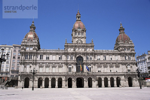 Rathaus  a Coruña  Galicien  Spanien  Europa