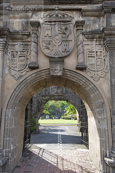 Intamuros Stadt  Fort Santiago Gate  Manila  Philippinen  Südostasien  Asien