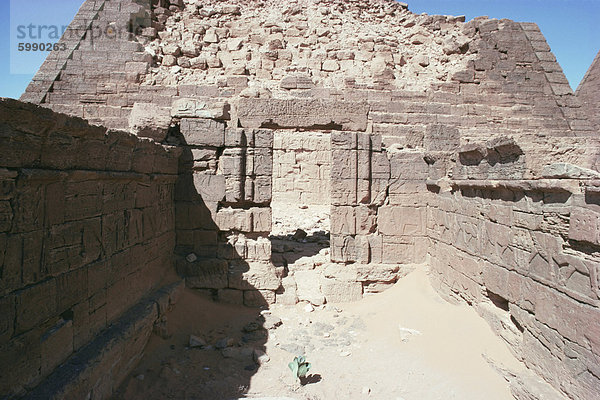 Pyramide  Meroe  Sudan  Afrika