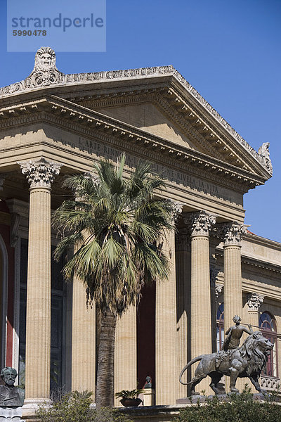 Teatro Massimo  Palermo  Sizilien  Italien  Europa