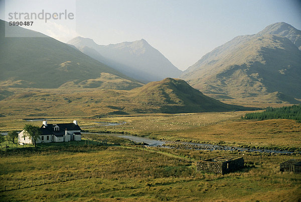 Ansicht der Streap  Knoydart  Western Highlands  Schottland  Vereinigtes Königreich  Europa