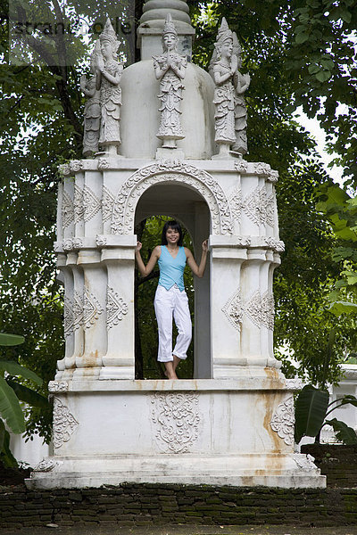 Thai Frau am Mandarin Oriental Resort  Chiang Mai  Thailand  Südostasien  Asien