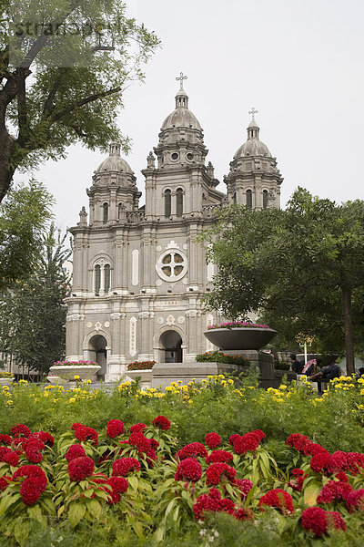 Kathedrale  Wangfungjing Road  Peking  China  Ostasien