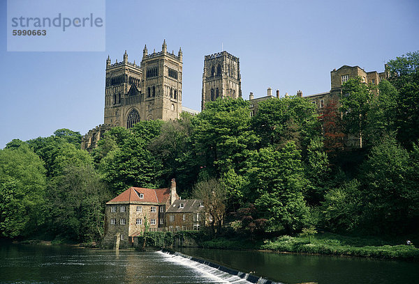 Durham Kathedrale  UNESCO Weltkulturerbe  Durham County Durham  England  Vereinigtes Königreich  Europa