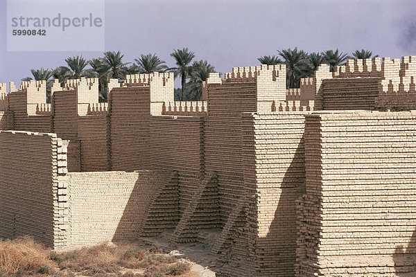 Die Stadt  Babylon  Irak  Naher Osten
