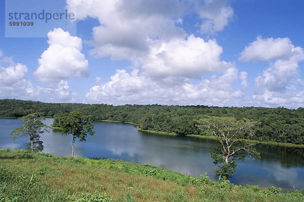 See auf den Grundbesitz  Gallone Krug  Belize  Mittelamerika