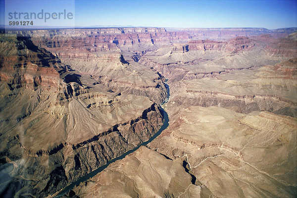 Grand Canyon  von Hubschrauber  UNESCO World Heritage Site  Arizona  Vereinigte Staaten  Nordamerika