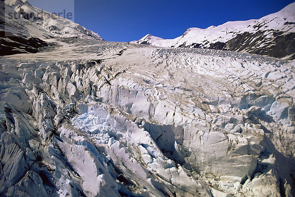 Portage-Gletscher  Portage  Alaska  Vereinigte Staaten von Amerika  Nordamerika