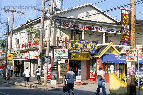 Main Street  Ocho Rios  Jamaika  Westindische Inseln  Mittelamerika