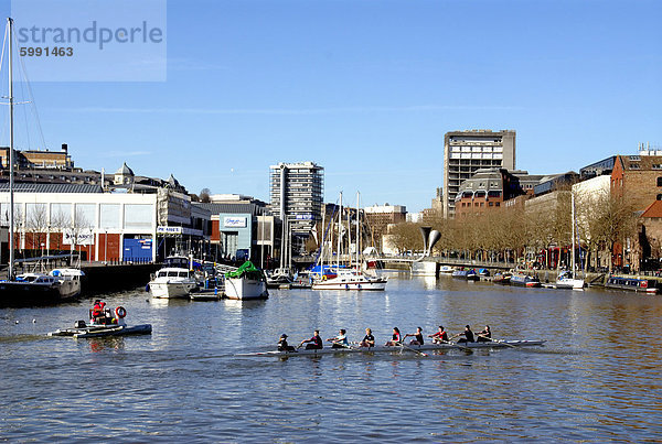 Hafenbecken  Bristol  England  Vereinigtes Königreich  Europa