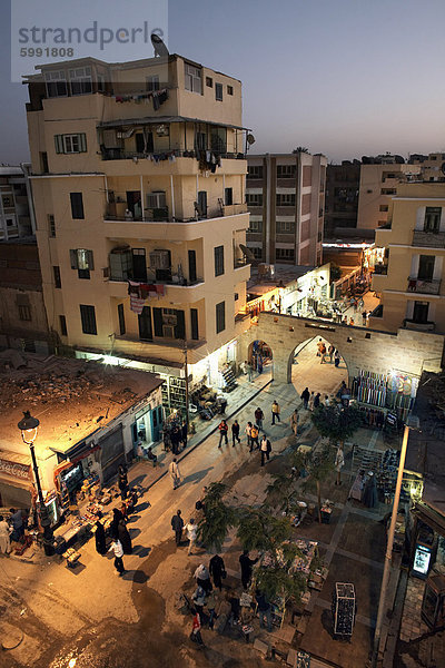 Der Souk in der südlichen Stadt von Aswan  Ägypten  Nordafrika  Afrika