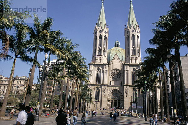 Stadt Kathedrale  Sao Paulo  Brasilien  Südamerika