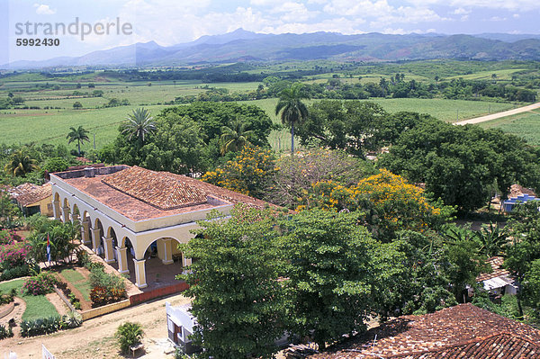 Wohnhaus Zucker Westindische Inseln Mittelamerika Plantage UNESCO-Welterbe Kuba