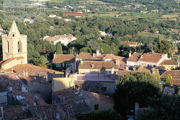 Dorf Grimaud  Presqu'ile de St.Tropez  Var  Cote d ' Azur  Provence  Frankreich  Europa