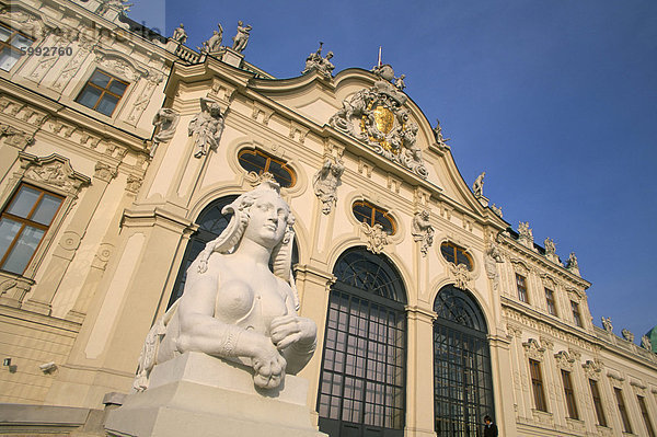Wien Hauptstadt Europa Österreich Schloss Belvedere