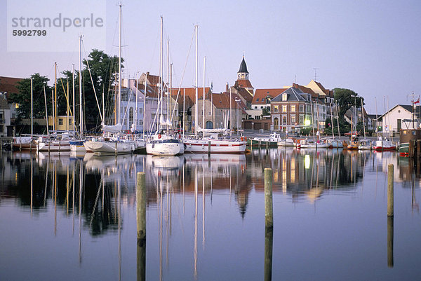 Faborg harbour  Insel Fünen  Dänemark  Skandinavien  Europa