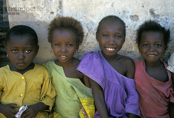 Kinder  das Gambia  Westafrika  Afrika