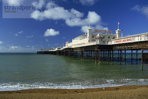 Brighton Pier  East Sussex  England  Vereinigtes Königreich  Europa