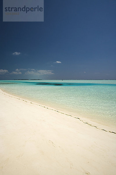 Entfernten Strand  Malediven  Indischer Ozean  Asien
