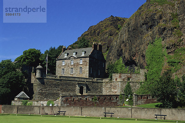 Schloss Dumbarton  Schottland  Vereinigtes Königreich  Europa