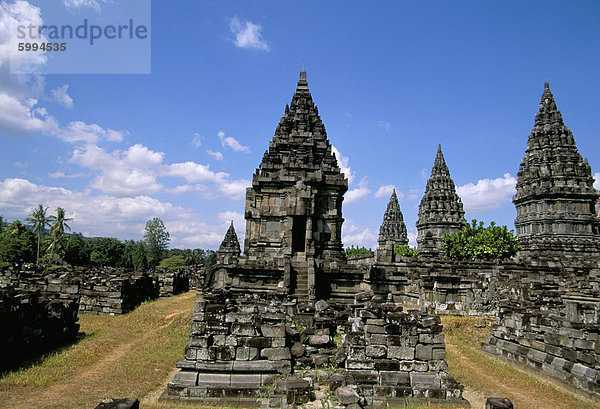 Candi Shiva Mahadeva Komplex  Prambanan Tempel  UNESCO Weltkulturerbe  Insel von Java  Indonesien  Südostasien  Asien