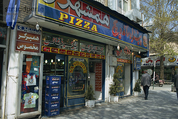 Pizza Fastfood-Restaurant  Chahar Bagh Avenue  Isfahan  Iran  Naher Osten