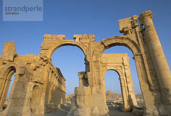 Ruinen  Palmyra  UNESCO World Heritage Site  Syrien  Naher Osten