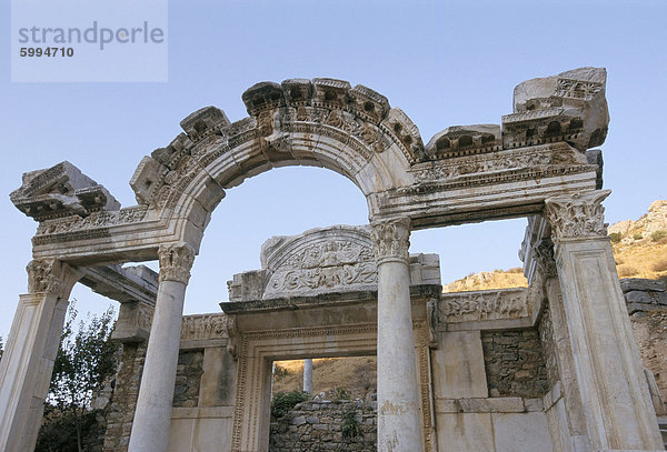 Antike römische Ruinen  Ephesus  Anatolien  Türkei  Kleinasien  Asien