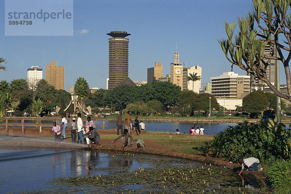 City Skyline  Nairobi  Kenia  Ostafrika  Afrika