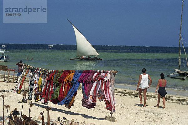 Bamburi Beach  Mombasa  Kenia  Ostafrika  Afrika