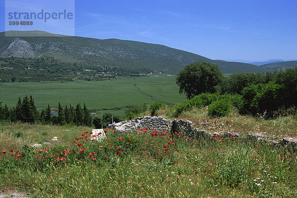 Tal der Neretva-Delta  Kroatien  Europa