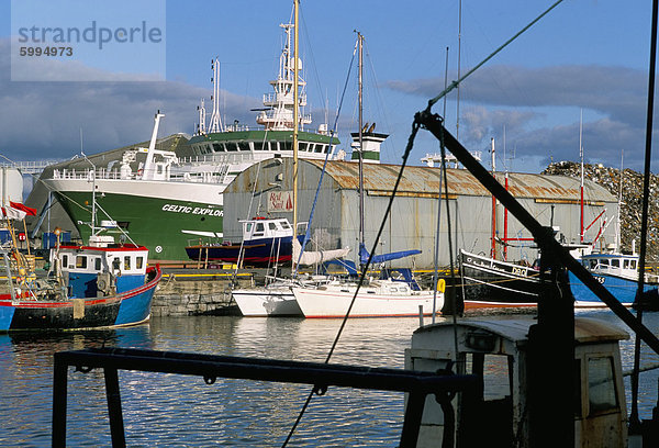 Kommerzielle Kai  Hafengebiet  Galway  County Galway  Connacht  Eire (Irland)  Europa