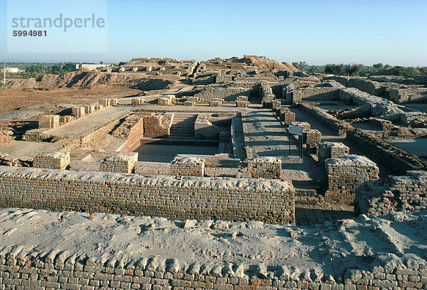 Rituelles Bad in der Zitadelle  Mohenjo-Daro  UNESCO-Weltkulturerbe  Indus Senke-Zivilisation  Pakistan  Asien