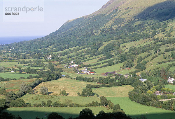 Glenariff Tal  Glens of Antrim  County Antrim  Nordirland  Vereinigtes Königreich  Europa