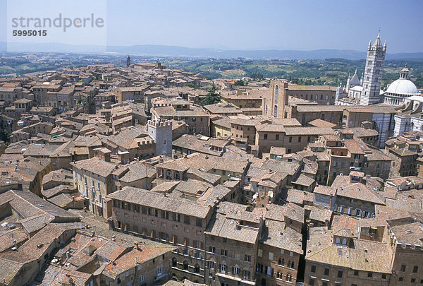 Siena  UNESCO World Heritage Site  Toskana  Italien  Europa