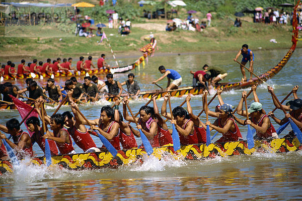 Boot racing  Nan  Thailand  Südostasien  Asien