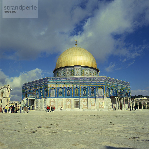 Kuppel des Rock  Jerusalem  Israel  Nahost