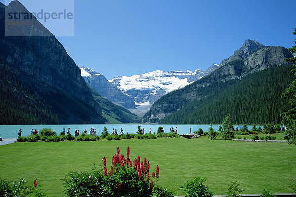 Lake Louise  Banff Nationalpark  UNESCO World Heritage Site  Alberta  Kanada  Nordamerika