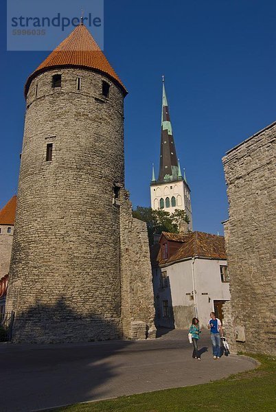 Tallinn  Hauptstadt  Stadtmauer  Europa  Stadt  UNESCO-Welterbe  Estland  alt